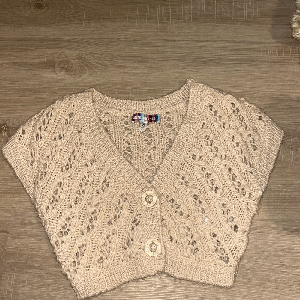 Beige Knit Women's Sweater
